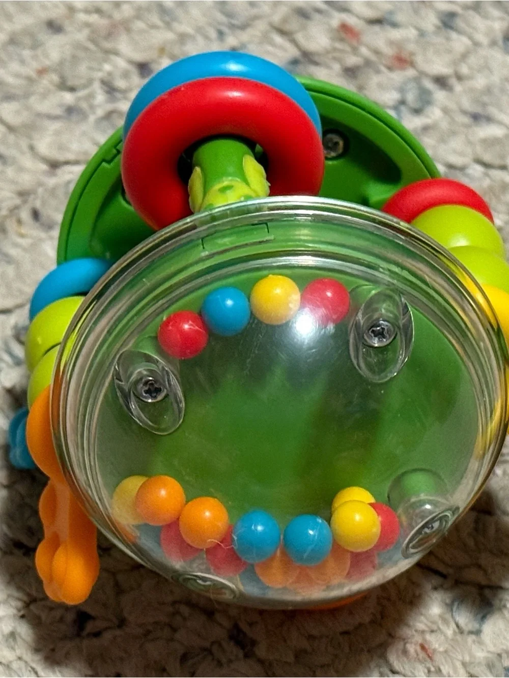 Infantino Flip Flop Frog Rattle Baby Toy